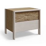 Тумба 2 ящика с подсветкой на рельефном фасаде Warm Industrial варинант исполнения - 7 | Loft Concept в Твери