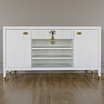 Комод-буфет Elsa Dreams White с открытыми полками   варинант исполнения - 4 | Loft Concept в Твери