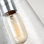 Бра с плафоном в форме колокола из прозрачного стекла с пузырьками Feiss варинант исполнения - 5 | Loft Concept в Твери