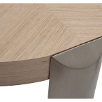Столик журнальный круглый со светлым шпоном Light Veneer Table варинант исполнения - 2 | Loft Concept в Твери