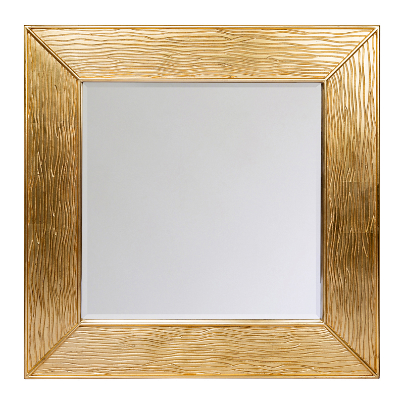 Зеркало квадратное в фактурной раме Pattern Древесина в Твери | Loft Concept 