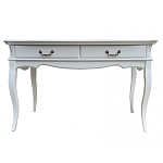 Консоль белого цвета из массива бука в стиле прованс White Provence варинант исполнения - 2 | Loft Concept в Твери