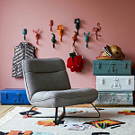 Настенный крючок в виде совы Owl Wall Hook Blue варинант исполнения - 4 | Loft Concept в Твери