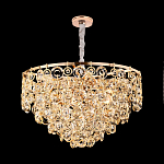 Люстра каскадная с подвесками в форме колец Galaxy of Light варинант исполнения - 6 | Loft Concept в Твери