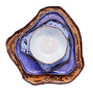 Сет из 4-х тарелок «SAPPHIRE»