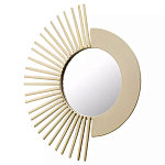 Зеркало-солнце круглое с золотистыми лучами SunMoon  варинант исполнения - 1 | Loft Concept в Твери