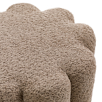 Пуф с обивкой из ткани букле Flo Brown Pouf варинант исполнения - 2 | Loft Concept в Твери
