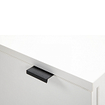 Тумба прикроватная белая с ящиками Strict Lines варинант исполнения - 4 | Loft Concept в Твери