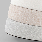 Пуф Three Colors в ткани букле из трех цветов  варинант исполнения - 5 | Loft Concept в Твери