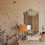 Обои ручная роспись Cecily pink варинант исполнения - 4 | Loft Concept в Твери