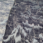 Мебельная ткань Вышивка серый цвет 130 см T2-39 варинант исполнения - 1 | Loft Concept в Твери