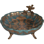 Блюдо фарфоровое Птица на ветке Flora варинант исполнения - 2 | Loft Concept в Твери