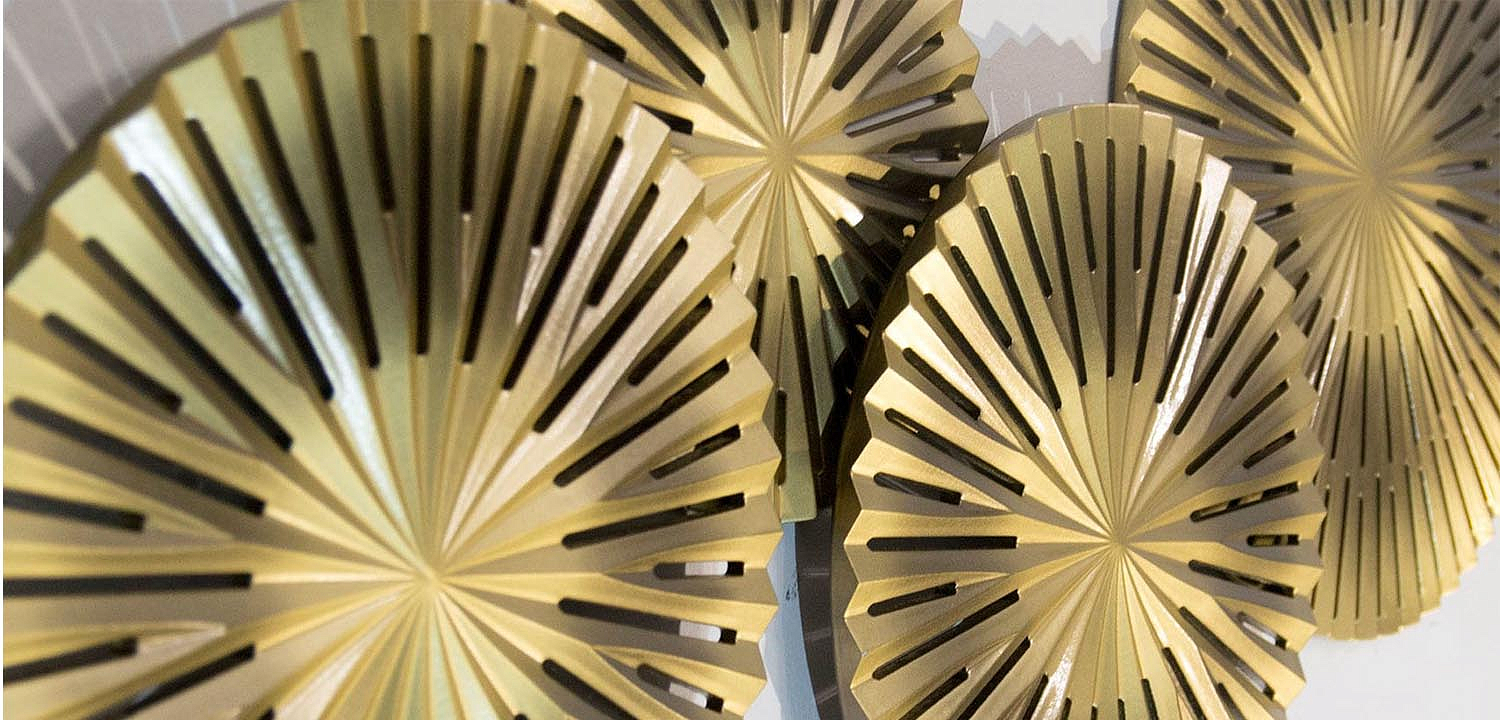 Арт-объект Apollo Brown and Gold Wall Plaque Disc gap 4 Арт-объект Apollo Brown and Gold Wall Plaque Disc gap 4 - Loft-Concept в Твери
