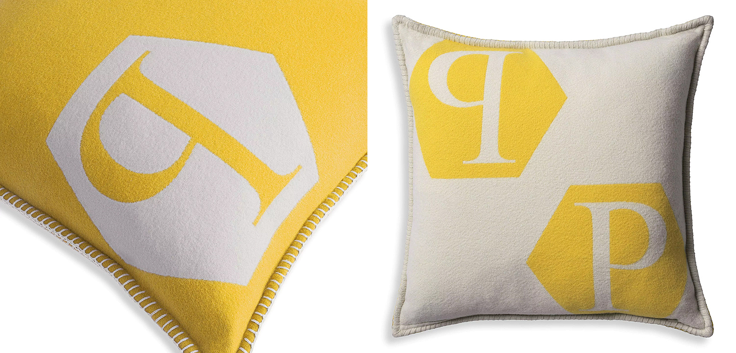 Подушка Philipp Plein Cushion Cashmere PP Logo 65 x 65 Yellow Подушка Philipp Plein Cushion Cashmere PP Logo 65 x 65 Yellow - Loft-Concept в Твери
