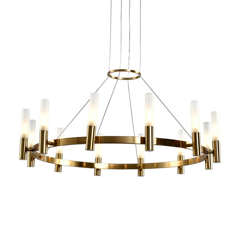 Люстра подвесная светодиодная круглая Uniformity of Lighting Бронза Белый Люстра подвесная светодиодная круглая Uniformity of Lighting Бронза Белый в Твери | Loft Concept