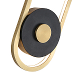 Бра с овальной рамой цвета латунь Midnight Orbit варинант исполнения - 2 | Loft Concept в Твери