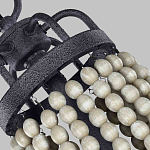 Люстра с 6-ю лампами и кремовыми деревянными бусинами Feiss варинант исполнения - 6 | Loft Concept в Твери