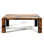 Кофейный Стол River in Autumn Elm Resin Coffee Table варинант исполнения - 3 | Loft Concept в Твери