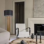 Настольная лампа с металлиеским черным трубчатым основанием Fulgurite варинант исполнения - 4 | Loft Concept в Твери