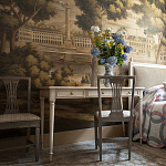 Обои ручная роспись Monuments of Paris Roberts on antique scenic Xuan paper варинант исполнения - 2 | Loft Concept в Твери