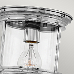 Потолочный светильник для ванных комнат с цилиндрическим стеклянным плафоном и одной лампой Hinkley варинант исполнения - 15 | Loft Concept в Твери