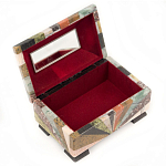 Шкатулка из натурального камня змеевик Stone Casket варинант исполнения - 3 | Loft Concept в Твери