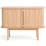 Длинный низкий буфет с 2-мя раздвижными дверцами Toinette Light Cupboard варинант исполнения - 8 | Loft Concept в Твери