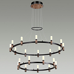 Люстра подвесная с двумя круглыми ярусами и цилиндрическими плафонами Arnaut Light варинант исполнения - 3 | Loft Concept в Твери