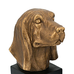 Держатель для книг с бронзовыми фигурками головы собаки Dog Elegance  варинант исполнения - 4 | Loft Concept в Твери