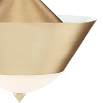 Подвесной светильник светодиодный конусообразный Сone Shaped Gold Pendant варинант исполнения - 1 | Loft Concept в Твери