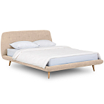 Кровать с мягким изголовьем Palmer Bed варинант исполнения - 7 | Loft Concept в Твери