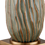 Настольная лампа с фактурным корпусом и тканевым абажуром Smooth Peaks варинант исполнения - 1 | Loft Concept в Твери