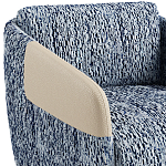 Дизайнерское Кресло William с кожаными подлокотниками  варинант исполнения - 3 | Loft Concept в Твери