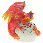 Декоративная статуэтка Дракон Red Yellow Dragon Statuette варинант исполнения - 1 | Loft Concept в Твери