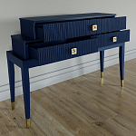 Премиальная Консоль с тремя ящиками Elsa Dreams Blue варинант исполнения - 2 | Loft Concept в Твери