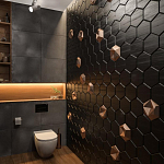 Гипсовая 3D панель с принтографией PM-41 варинант исполнения - 2 | Loft Concept в Твери