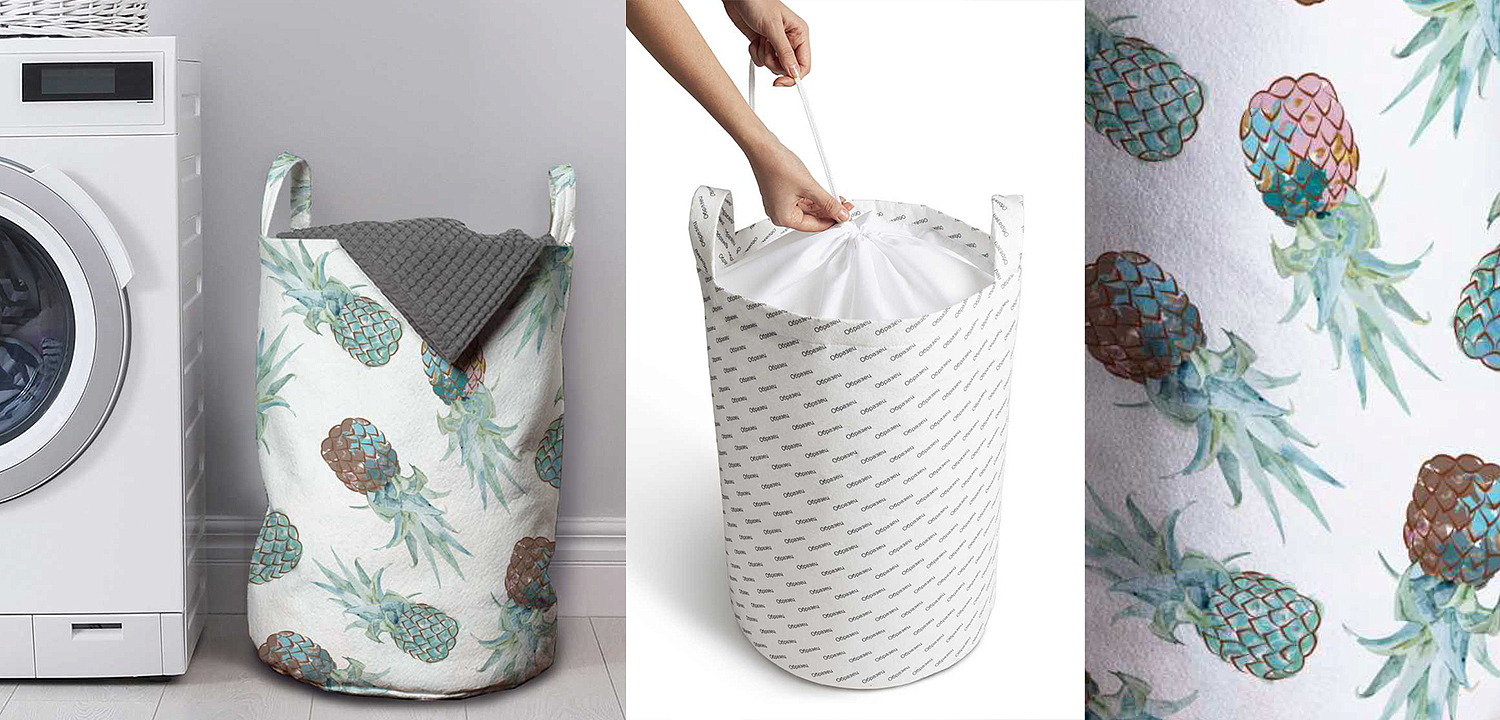 Корзина Pineapple Pattern Basket Корзина Pineapple Pattern Basket - Loft-Concept в Твери
