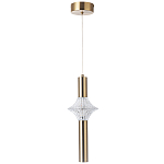 Подвесной светильник Toussaint Metal Tube Brass Hanging Lamp варинант исполнения - 2 | Loft Concept в Твери