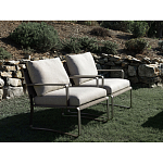 Дизайнерское уличное кресло на металлическом каркасе PHOENIX Armchair варинант исполнения - 13 | Loft Concept в Твери