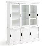 Витрина из массива сосны Cobbett White Wood Showcase варинант исполнения - 3 | Loft Concept в Твери