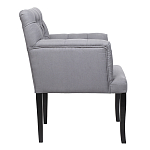 Кресло Addison Chic Armchair grey flax варинант исполнения - 2 | Loft Concept в Твери