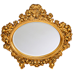 Зеркало настенное золотое с ажурным резным орнаментом Classic Ornament Mirror варинант исполнения - 1 | Loft Concept в Твери