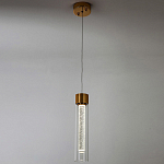 Подвесной светильник золото Sparkling Bubbles Tube Gold Hanging Lamp варинант исполнения - 3 | Loft Concept в Твери