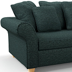 Мебельная ткань Шенилл темно-зеленый цвет 138 см T4-39 варинант исполнения - 5 | Loft Concept в Твери