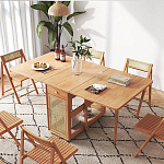 Обеденный стол раскладной из дерева Astiс Table варинант исполнения - 3 | Loft Concept в Твери