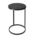 Кофейный столик круглый чёрный Compact Loft варинант исполнения - 2 | Loft Concept в Твери