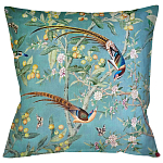 Подушка декоративная с изображением птиц в саду Chinoiserie Birds in a Tree Cushion варинант исполнения - 1 | Loft Concept в Твери