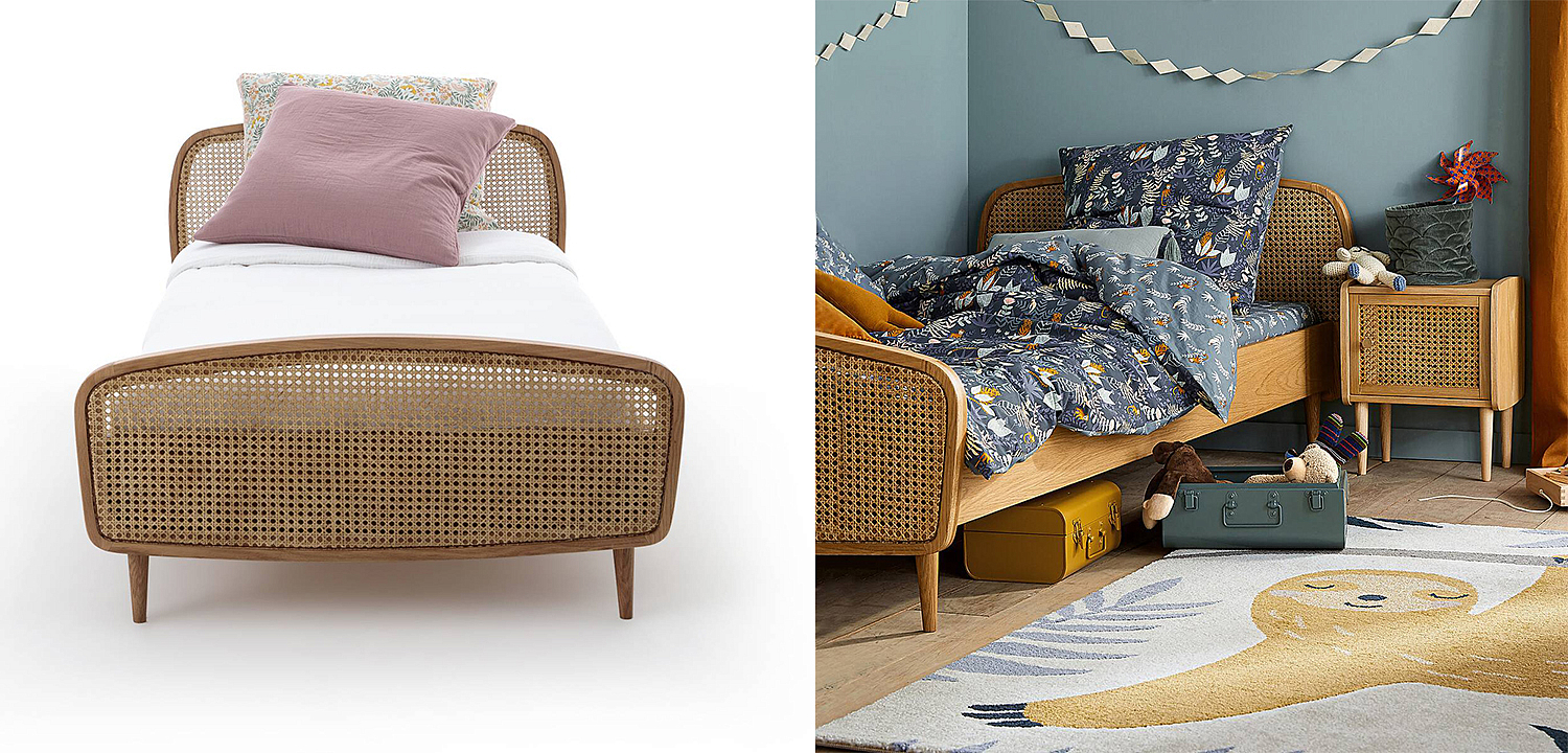 Кровать Morten Wicker Bed Кровать Morten Wicker Bed - Loft-Concept в Твери