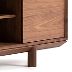 ТВ-тумба из массива ореха Robinett Wooden TV Stand варинант исполнения - 5 | Loft Concept в Твери