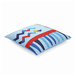 Подушка декоративная из хлопка по мотивам нанайских орнаментов Ural and Siberian Patterns варинант исполнения - 1 | Loft Concept в Твери